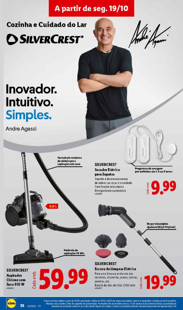 Lidl Destaques – Antevisão Bazar Promoções de 19 a 25 outubro