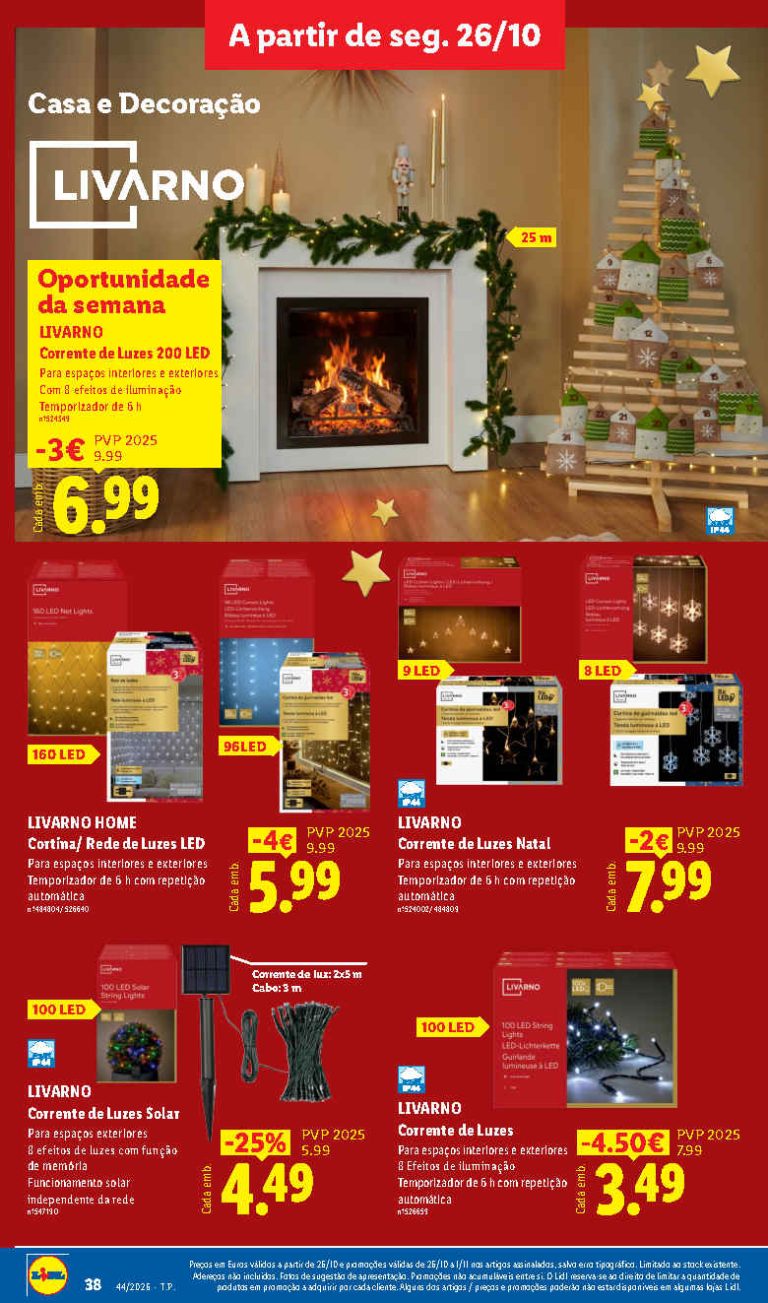 Lidl Destaques – Antevisão Bazar Promoções de 26 outubro a 5 novembro