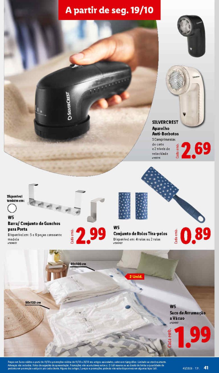 Folheto Lidl Casa – Antevisão Bazar Promoções 19 a 29 de outubro