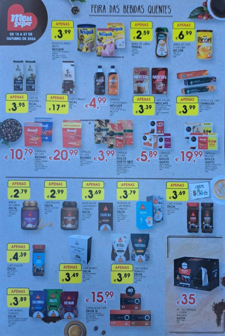 Folheto Meu Super – Antevisão Promoções 16 a 27 de outubro