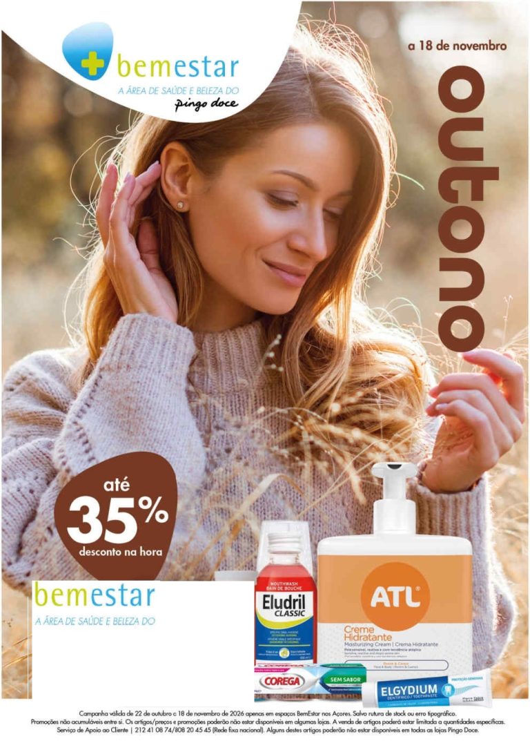 Folheto Pingo Doce Bem Estar Açores – Antevisão Promoções 28 outubro a 18 novembro