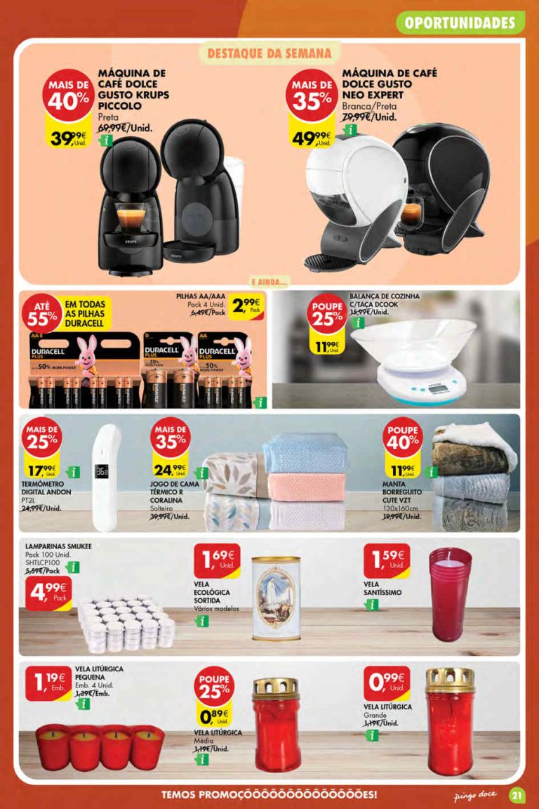 Folheto Pingo Doce Açores – Antevisão Promoções de 29 outubro a 4 novembro
