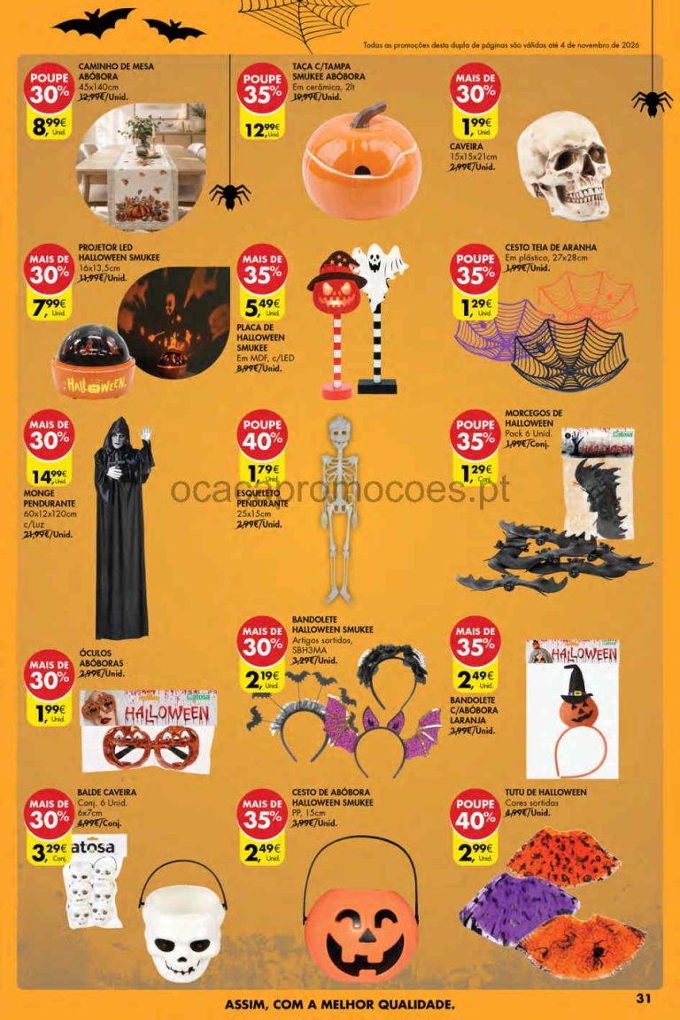 Folheto Pingo Doce Bazar Açores – Antevisão Promoções 22 a 28 de outubro