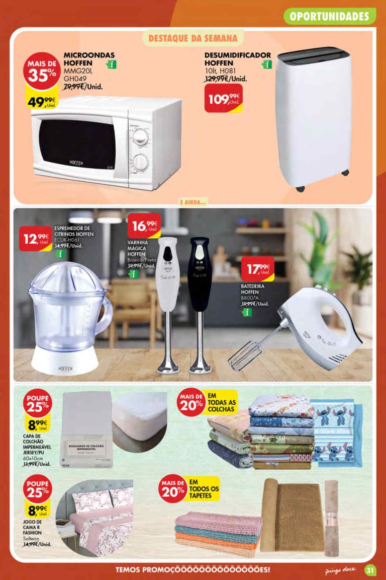 Folheto Pingo Doce Bazar Açores – Antevisão Promoções 8 a 14 de outubro