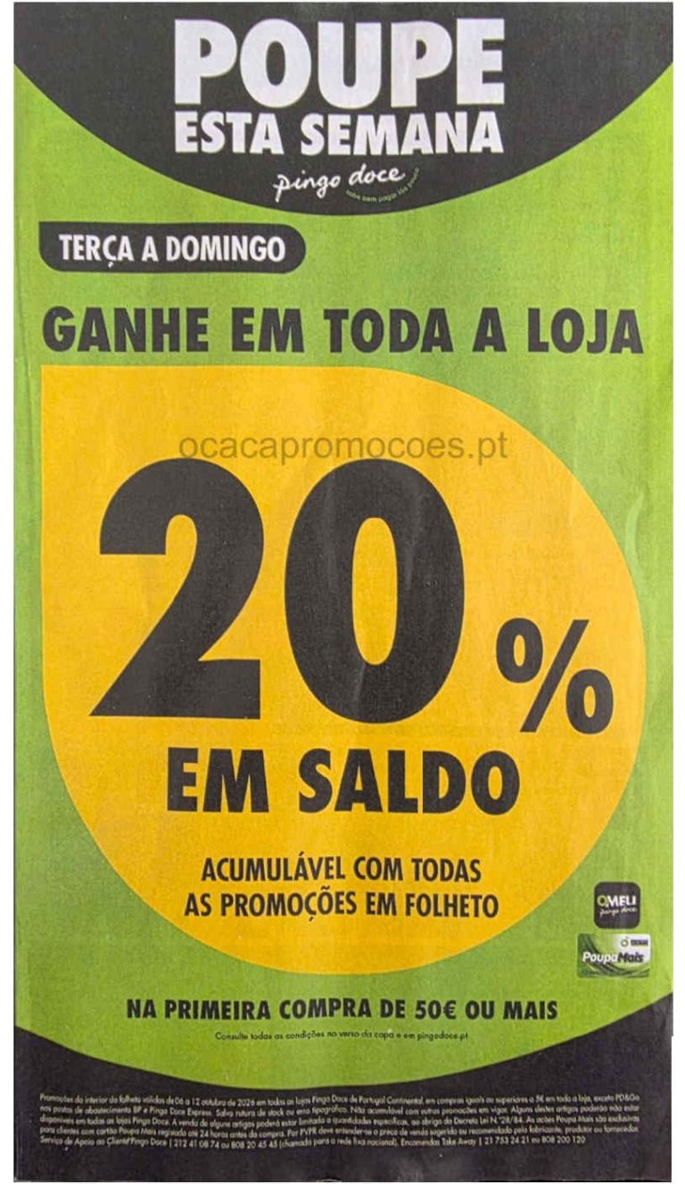 Folheto Pingo Doce – Antevisão Promoções 6 a 12 de outubro