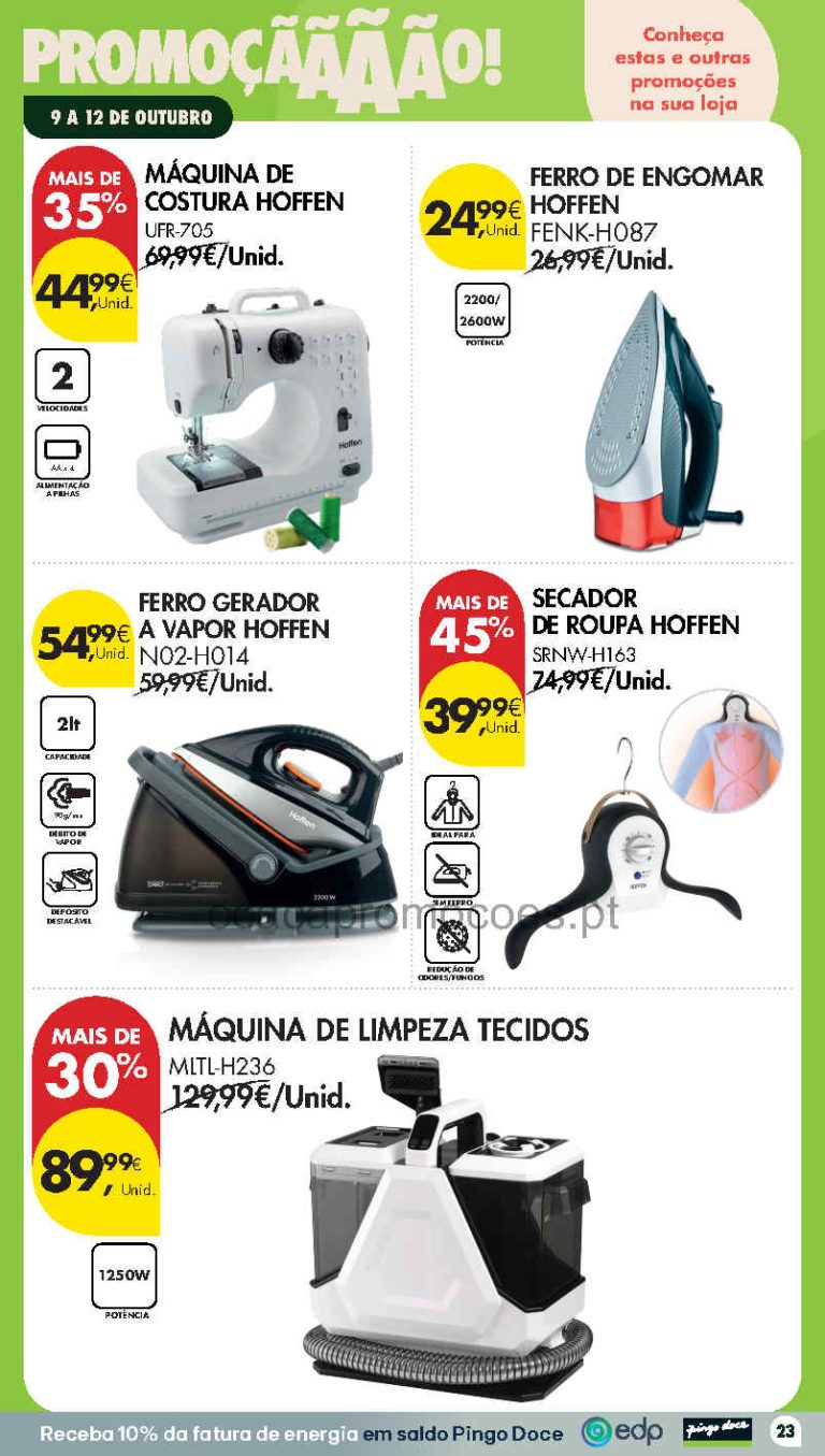 Folheto Pingo Doce Fim de Semana Bazar – Antevisão Promoções 9 a 12 de outubro