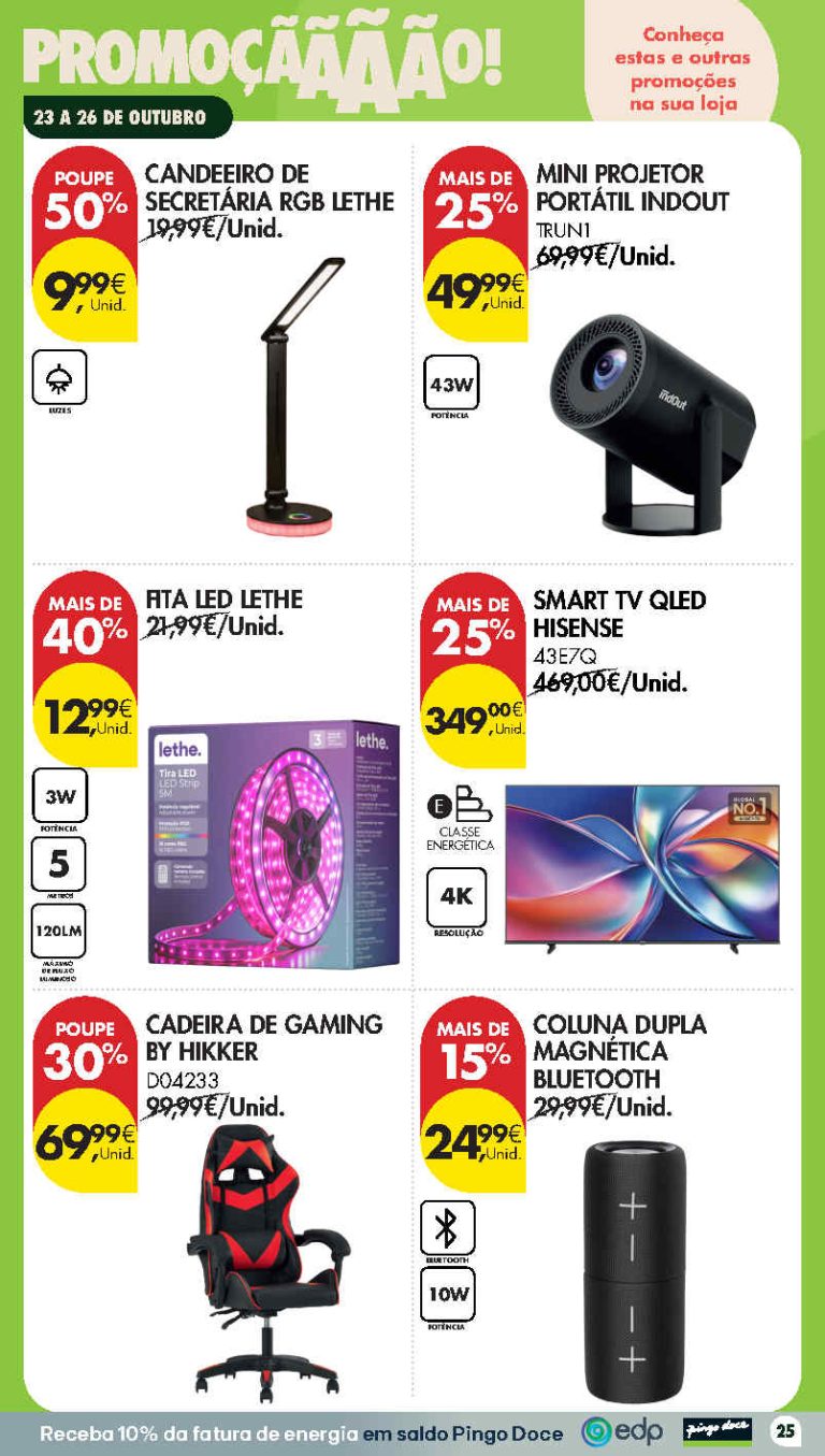 Pingo Doce Fim de Semana Destaques – Antevisão Promoções Bazar 23 a 26 de outubro