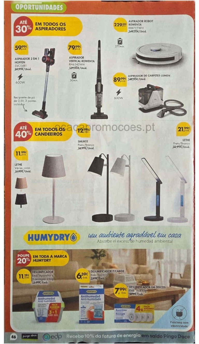 Folheto Pingo Doce Bazar Oportunidades – Antevisão Promoções 6 a 12 de outubro