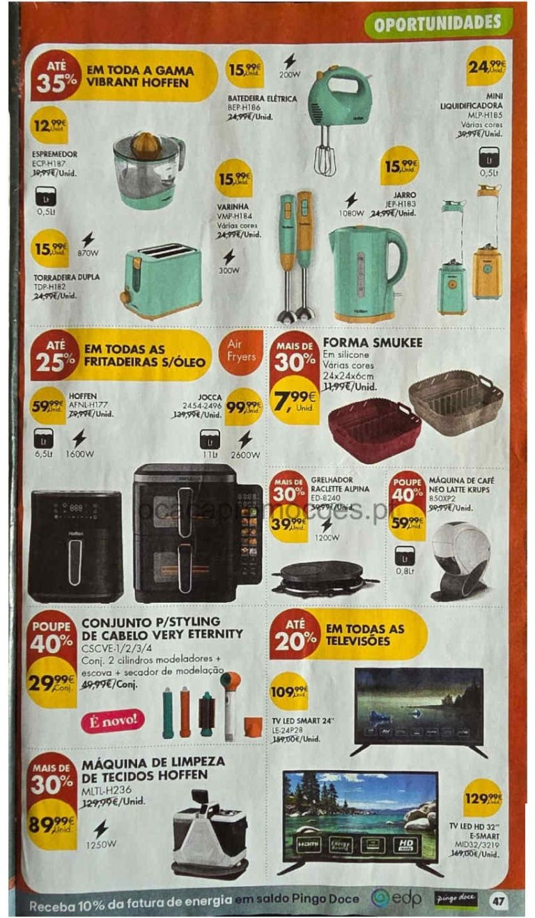 Folheto Pingo Doce Bazar – Antevisão Promoções 13 a 19 de outubro
