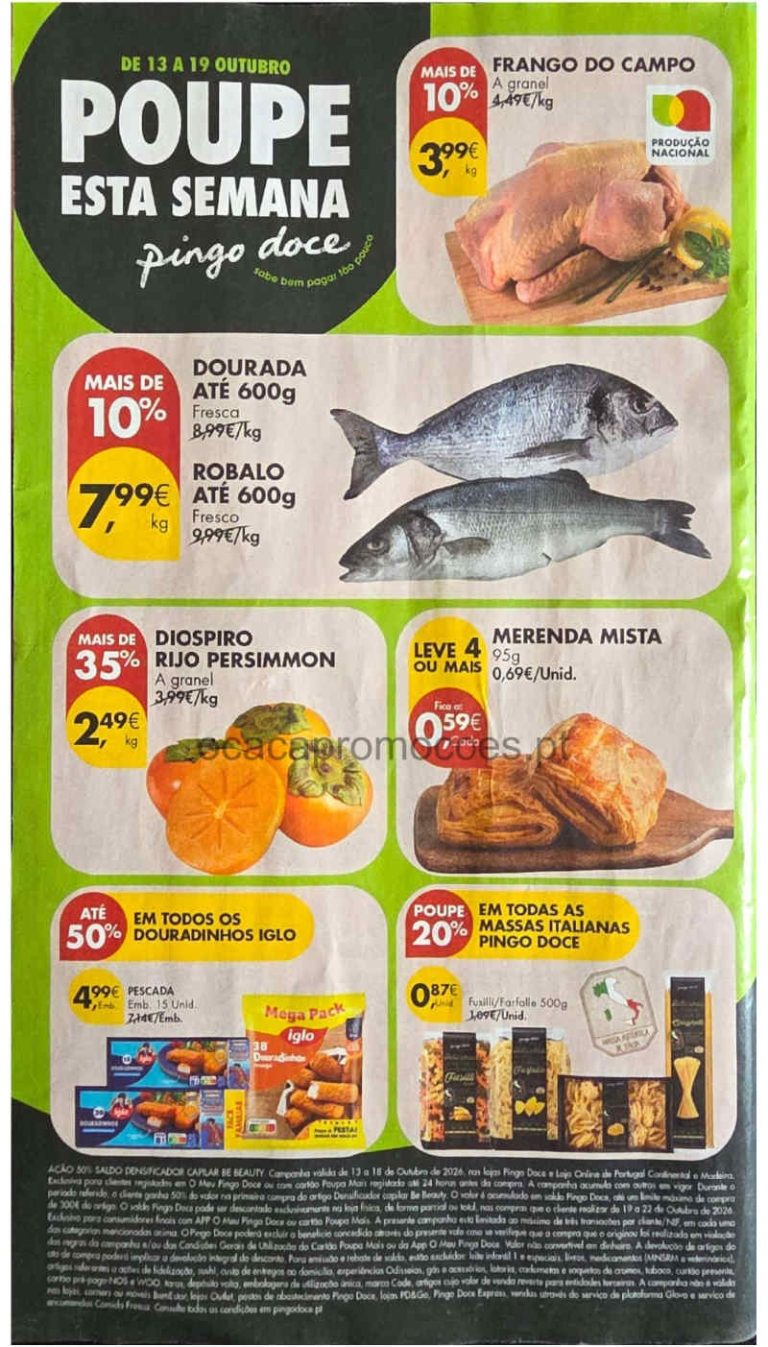 Folheto Pingo Doce Super – Antevisão Promoções 13 a 19 de outubro