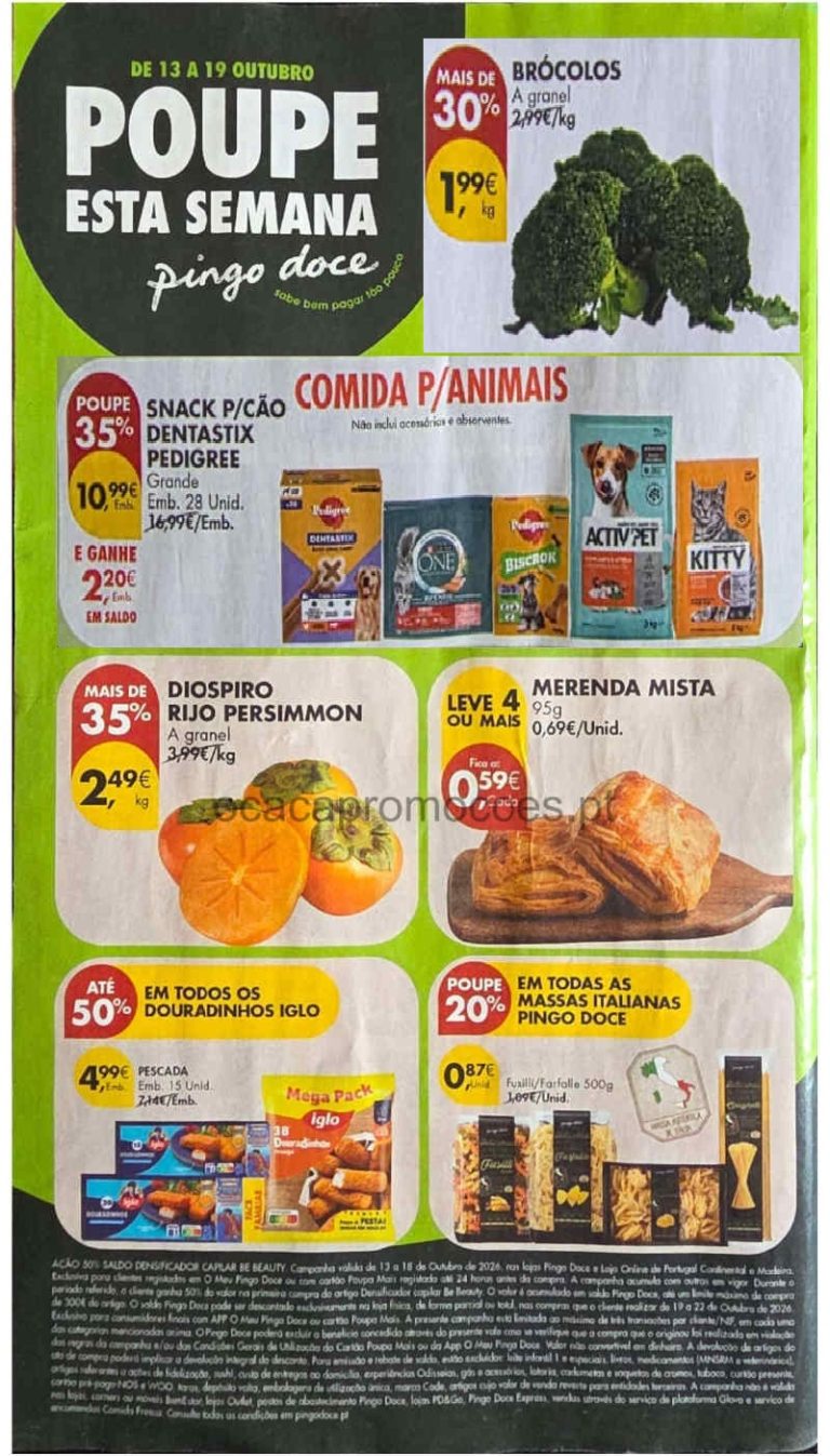 Folheto Pingo Doce Super – Antevisão Promoções 13 a 19 de outubro