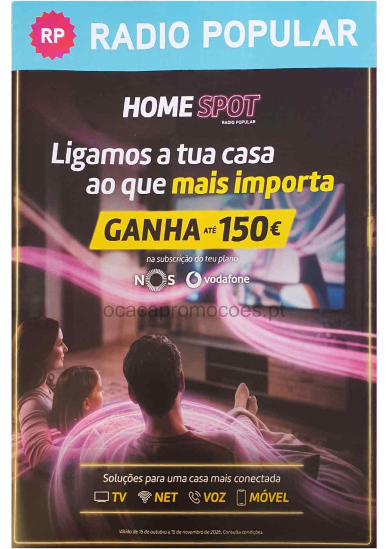 Folheto Rádio Popular – Antevisão Promoções 29 outubro a 15 novembro