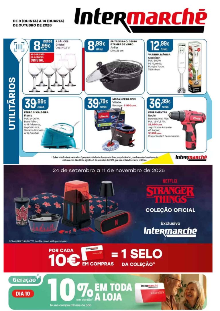 Folheto Intermarché Bazar Contact – Antevisão Promoções 8 a 14 de outubro