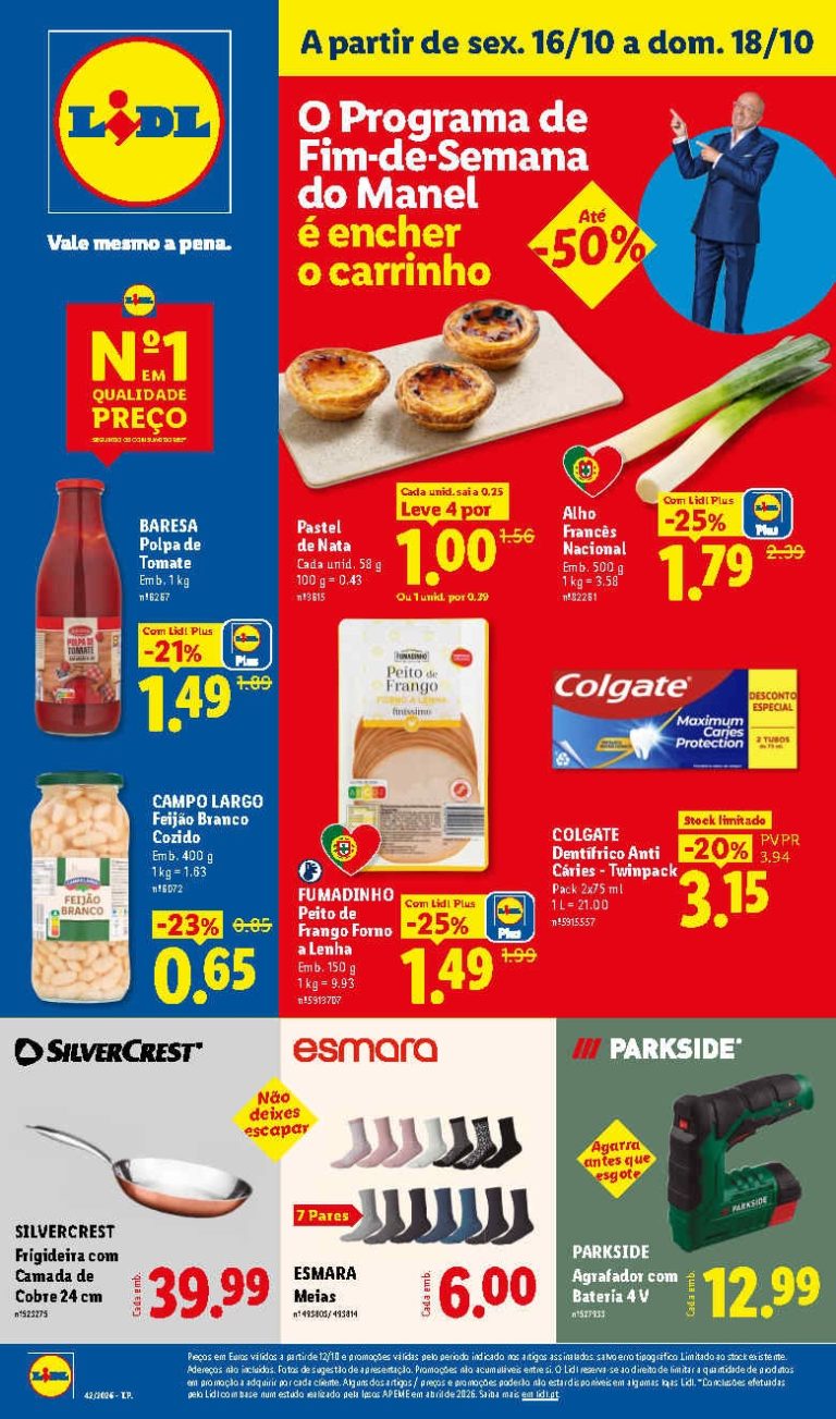 Folheto Lidl – Antevisão Promoções a partir de 16 outubro