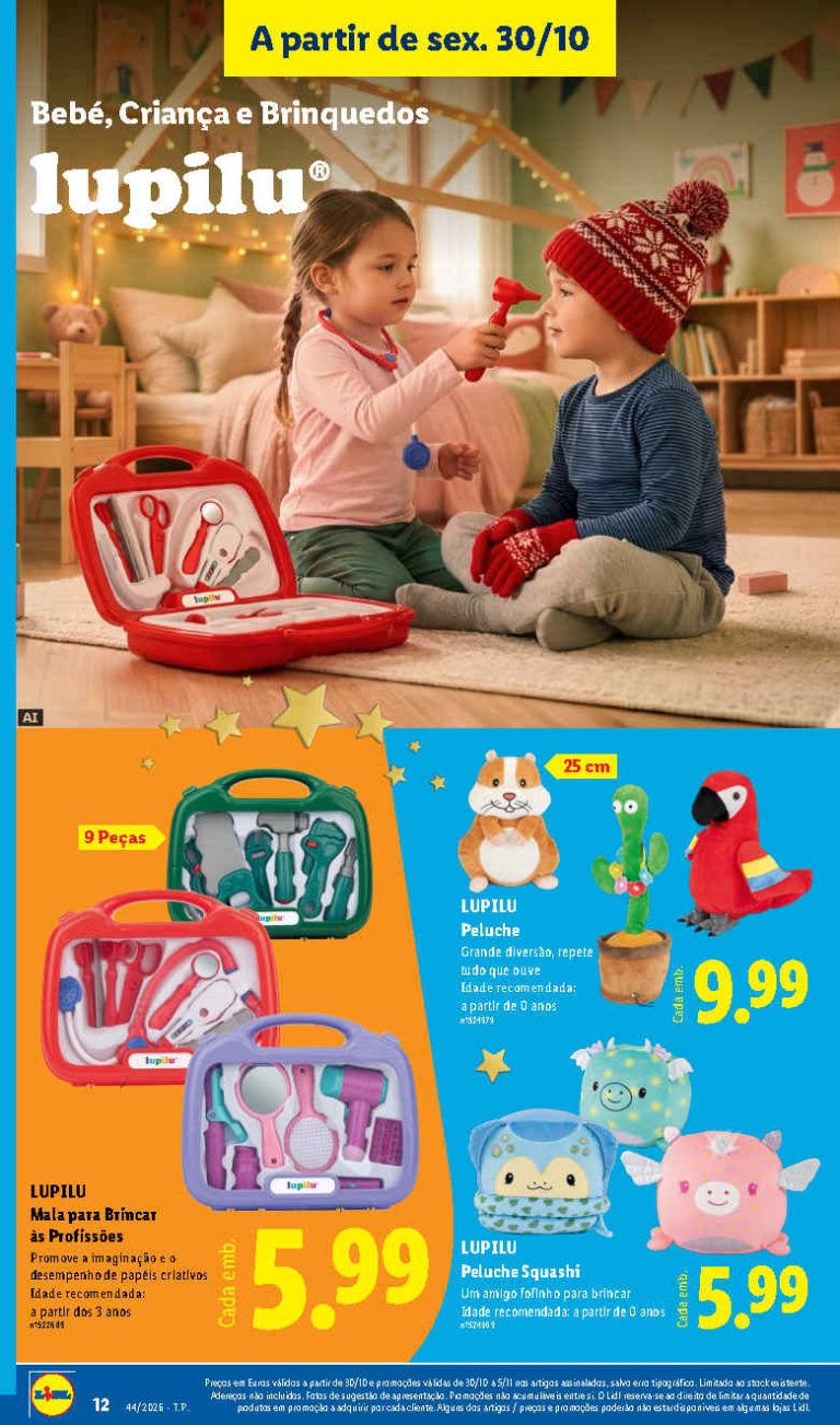 Folheto Lidl Brinquedos Natal – Antevisão Promoções a partir de 30 outubro
