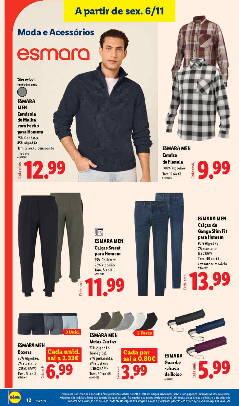 Lidl Destaques – Antevisão Bazar Promoções de 6 a 12 novembro