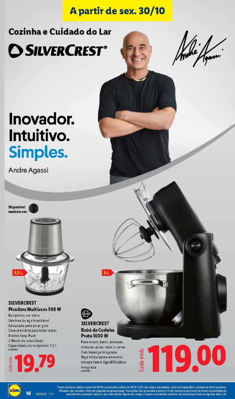 Lidl Destaques – Antevisão Bazar Promoções de 30 outubro a 5 novembro