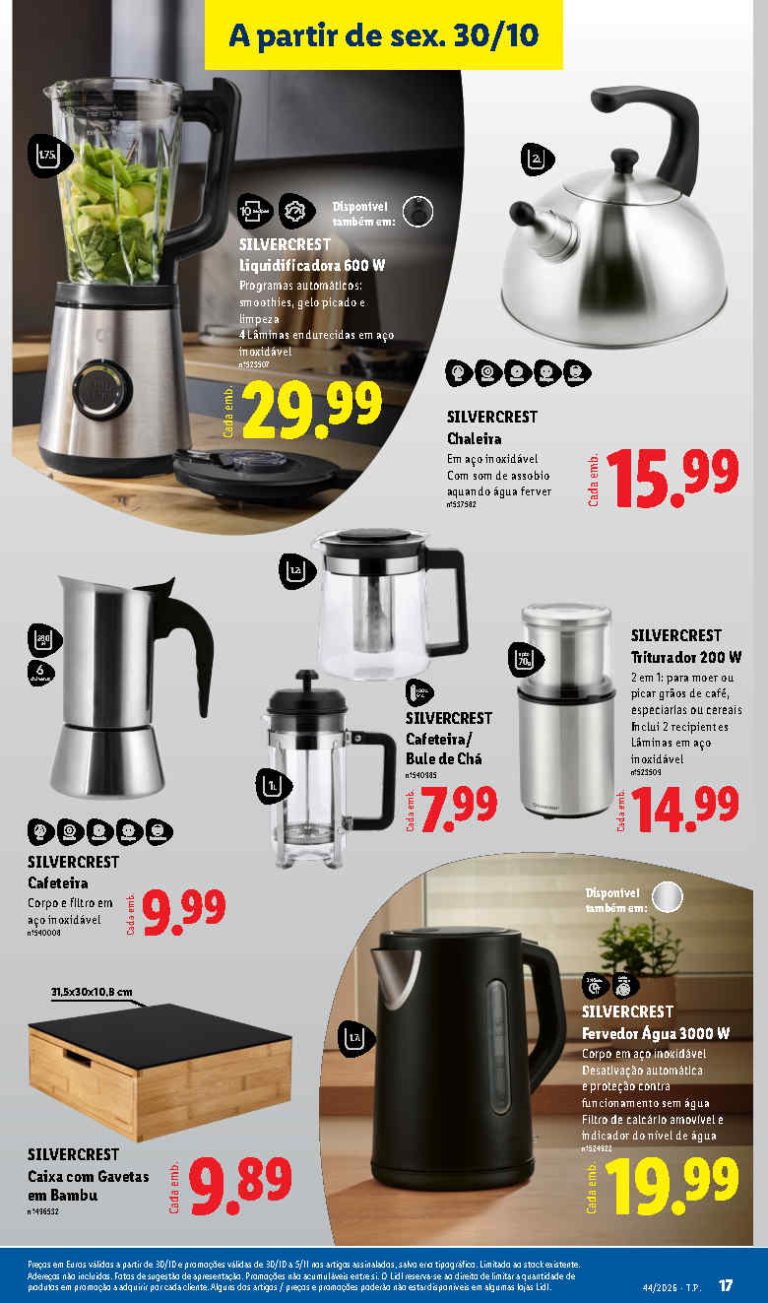 Folheto Lidl Bazar – Antevisão Promoções de 30 outubro a 5 novembro