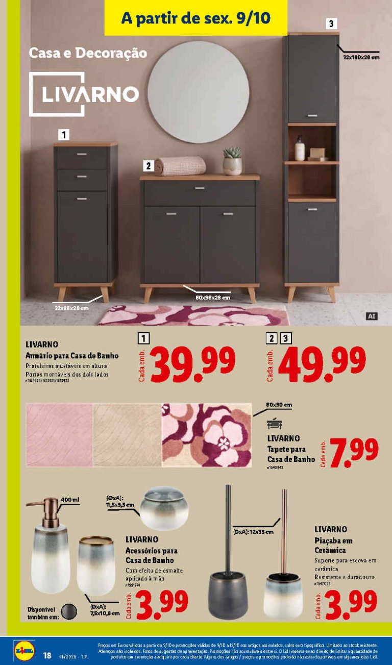 Folheto Lidl Bazar – Antevisão Promoções de 9 a 15 outubro