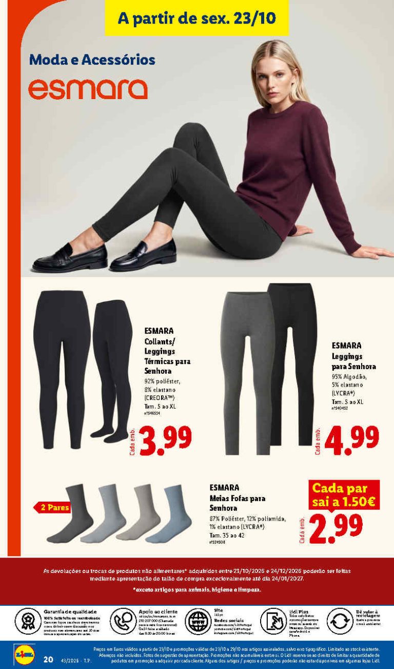 Lidl Destaques – Antevisão Bazar Promoções a partir de 23 outubro