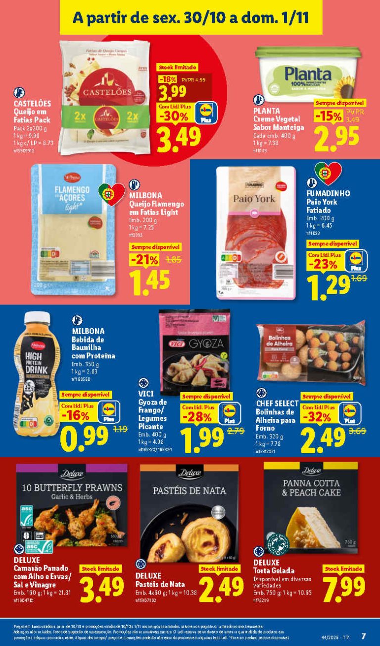 Folheto Lidl Despensa – Antevisão Promoções 30 outubro a 1 novembro