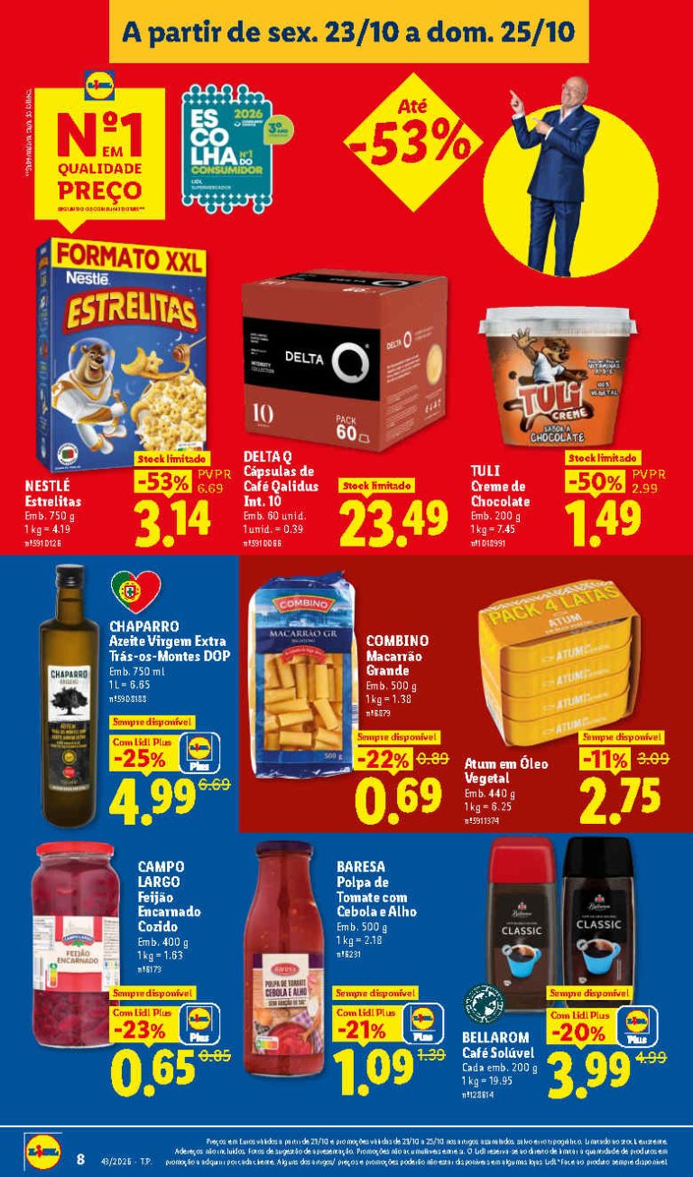 Folheto Lidl Mercearia – Antevisão Promoções 23 a 29 de outubro