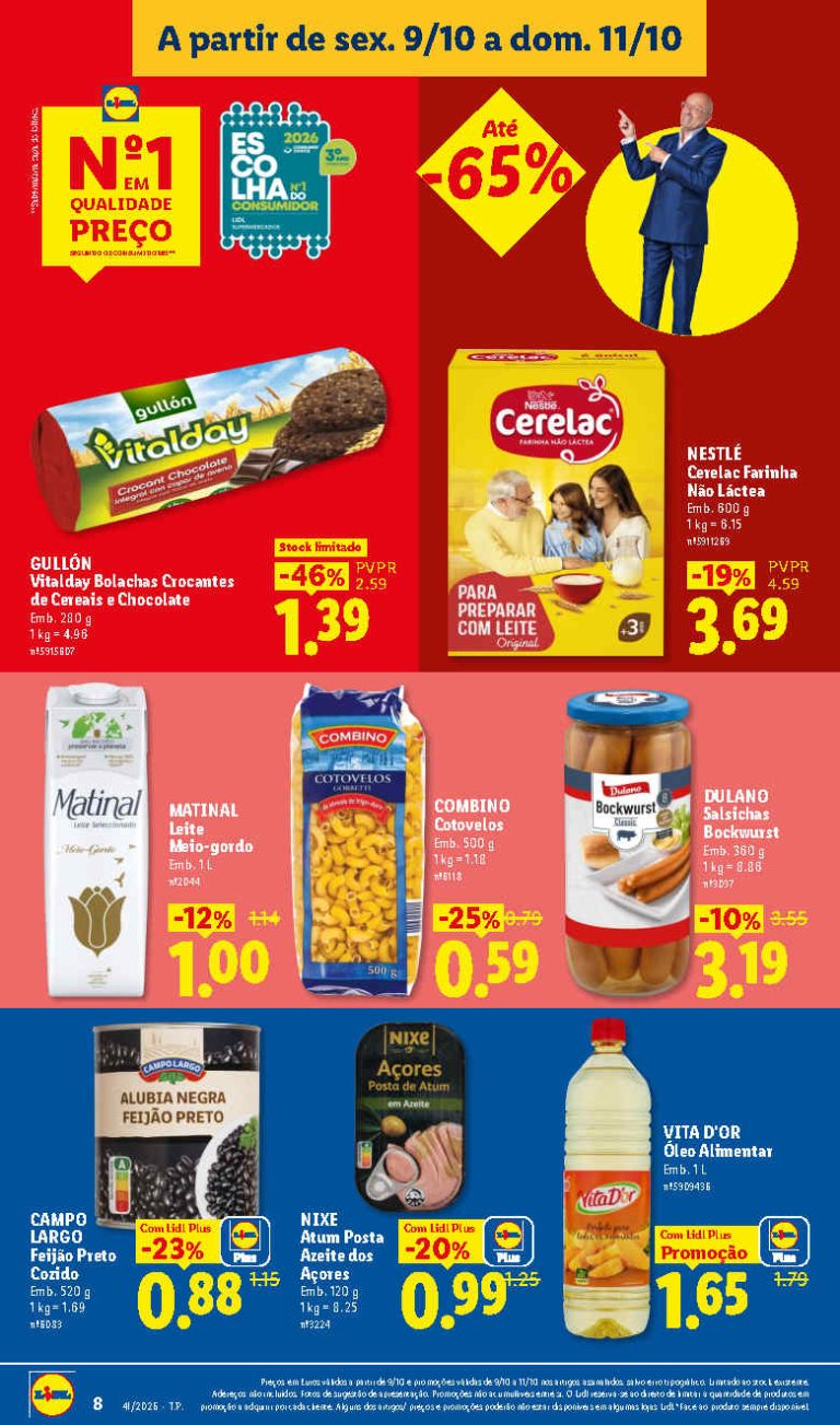 Folheto Lidl Mercearia – Antevisão Promoções 9 a 11 de outubro