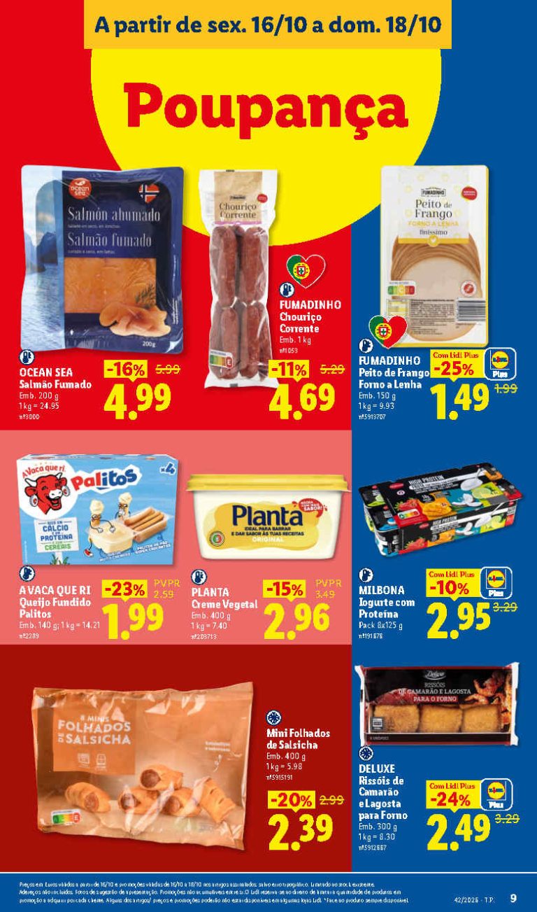 Folheto Lidl Despesa – Antevisão Promoções de 16 a 18 outubro