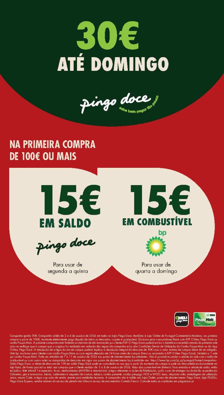Folheto Pingo Doce Fim de Semana – Antevisão Promoções 2 a 5 de outubro