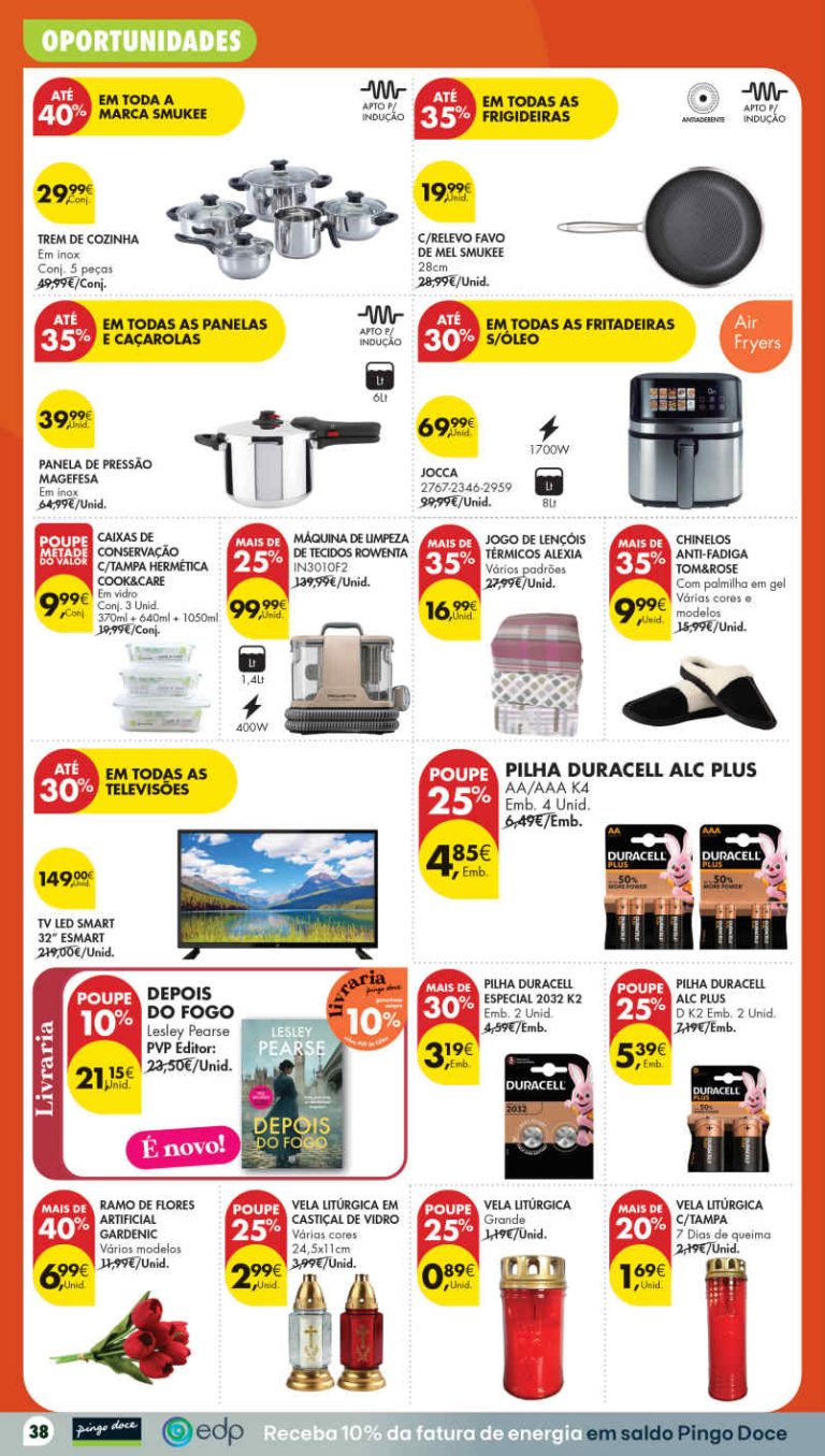 Folheto Pingo Doce Bazar Lojas Médias – Antevisão Promoções 20 a 26 de outubro